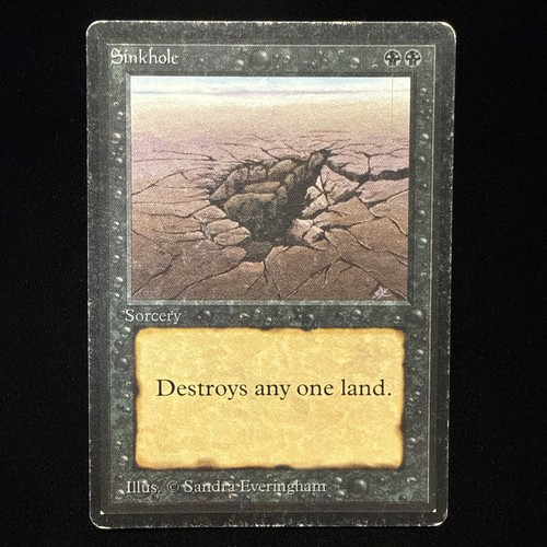 Sinkhole beta mtg magic the - mtg,