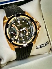 Orologio Seiko Velatura Uomo Nero - SRH006P1 Con Confezione Tutto Originale, Reg, Manuale,