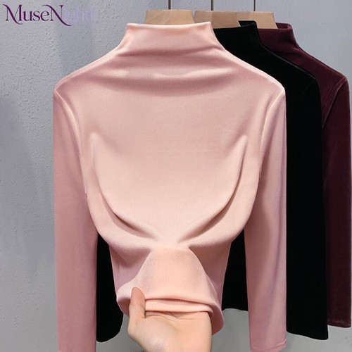 Camicia donna elegante velluto