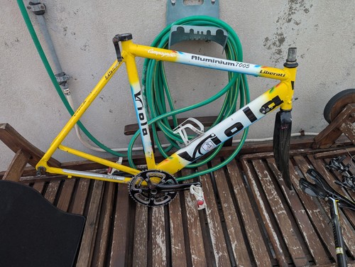 Telaio bici corsa viola - telaio,