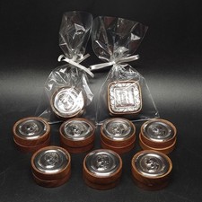 Lot of 9 Medium Wooden &