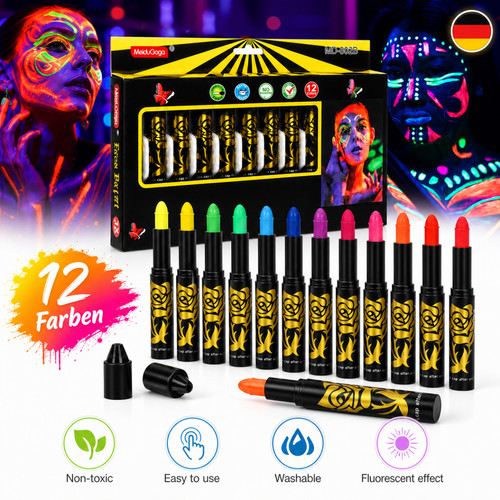 Neon party bodypainting uv - neon,