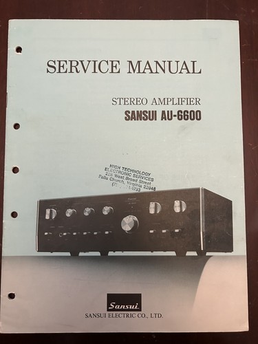 Sansui 6600 amplificatore - sansui, au-6600