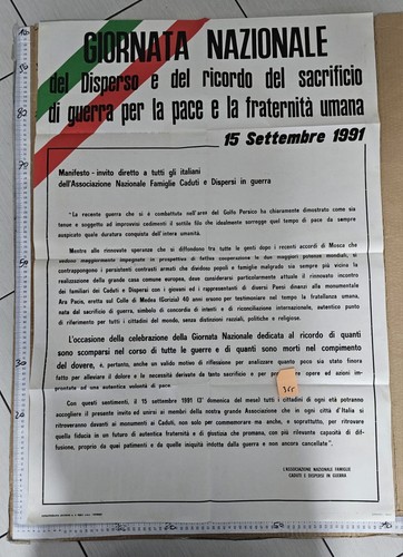 Manifesto originale 1991 - manifesto, originale 1991