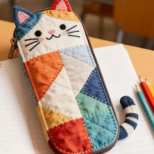 Astuccio portamatite patchwork - astuccio,