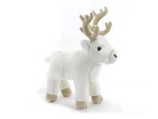 Peluche Renna Bianca 30 cm
