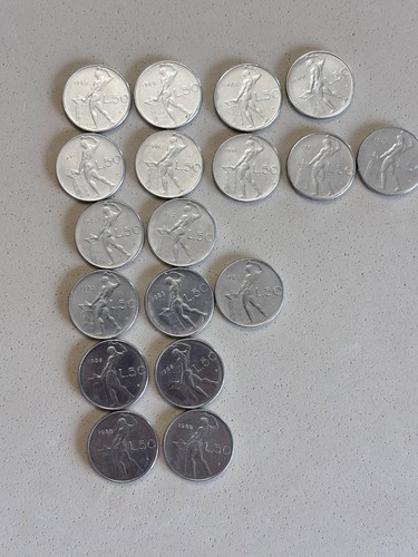 Lotto monete lire - lotto, 18