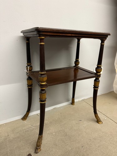 Antico tavolinetto etagere - , in
