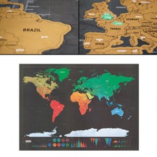 Large Scratch Off Map Travel