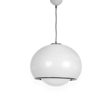 GUZZINI HARVEY PERFETTA LAMPADA A SOSPENSIONE “BUD 3029” ANNI 60 DESIGN