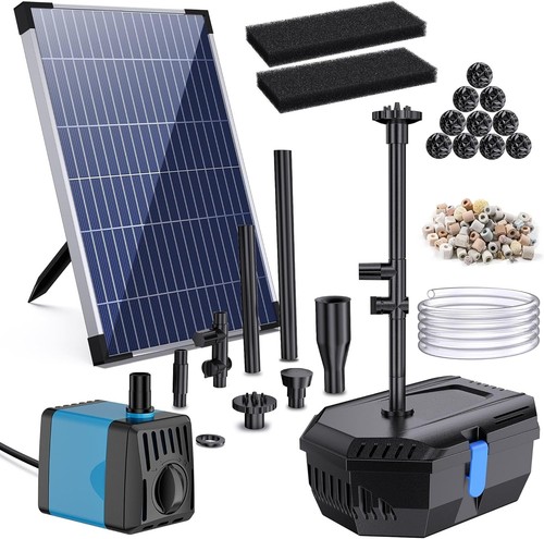 Kit filtro laghetto - solare, 12w