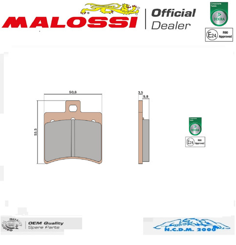 Pastiglie freno malossi - pastiglie,