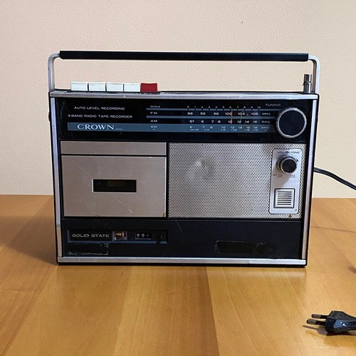 Crown radio crc - crc-455fw, japan