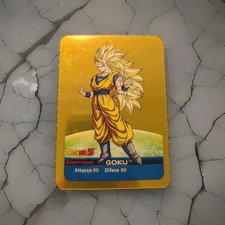 Lamincard Edibas DragonBall Goku 14 Super Sayan 3 Serie Oro 2006 rara oro ITA