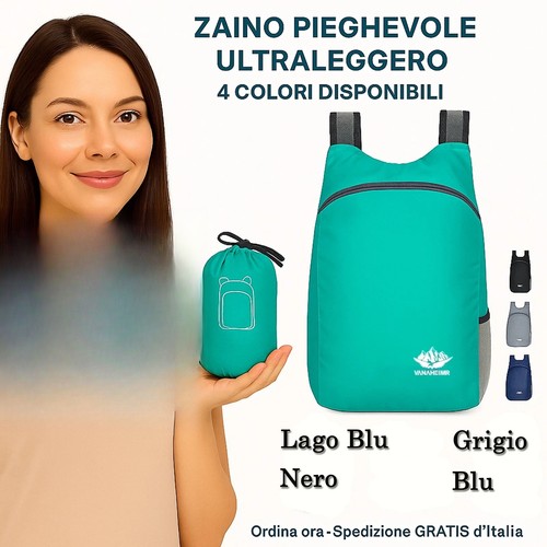 Zaino pieghevole impermeabile - zaino,