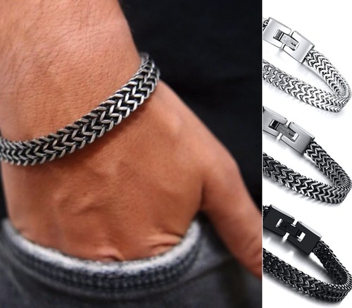 Bracciale uomo acciaio inox - acciaio,
