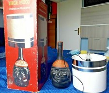 Lampada Inca Pisco Acquavite di Vino 90 Proof 45°Vol. 75CL Lima Peru 1970s rara