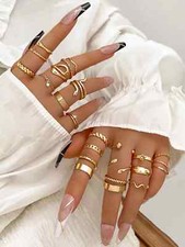 Set Anello Moda Strass Colore