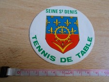 Autocollante TENNIS DA TAVOLO SEINE ST DENIS