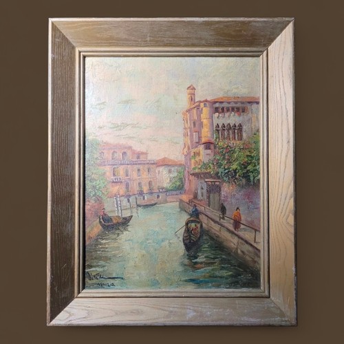 Dipinto olio vintage - olio, mcm