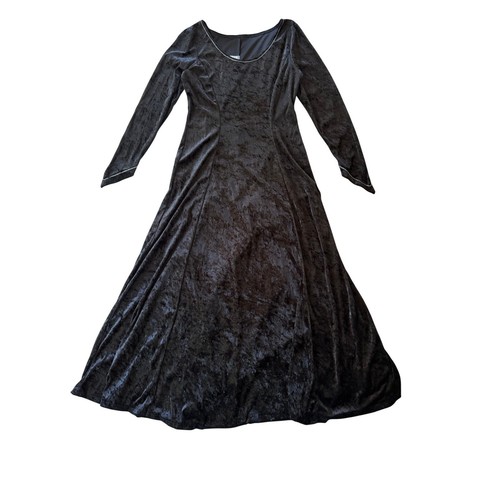Maxi abito donna velluto