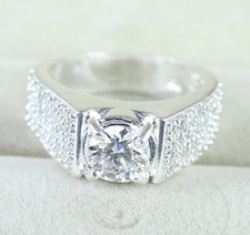 Anello uomo solitario diamante - uomo,