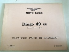 Moto Guzzi Dingo 49cc. Catalogo ricambi ORIGINALE