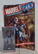 93173 Action Figure - Marvel Heroes 3D n. 57 - Iron Patriot + Rivista