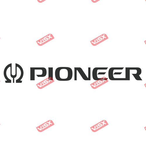 Adesivo logo pioneer - adesivo,