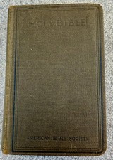 Antique 1917 Holy Bible