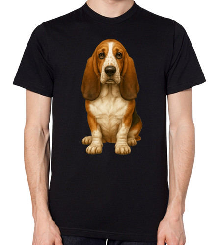 Shirt unisex cane bassett - t-shirt,