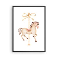 Poster 50x70cm Cavallo Giostra