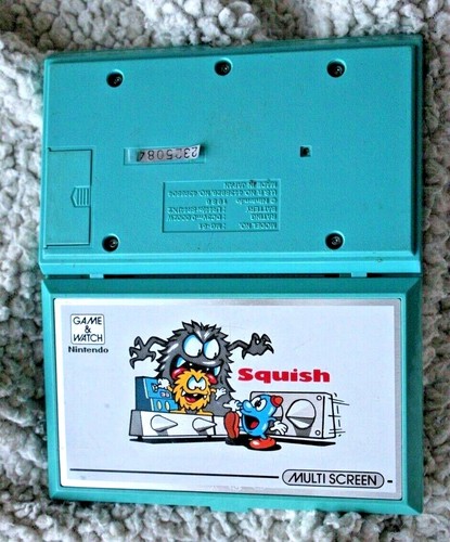 Squish game watch nintendo - &,
