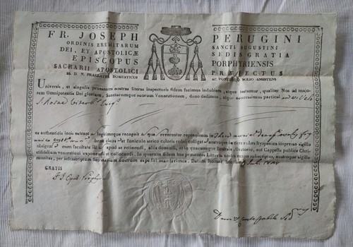 Antica bolla reliquia - di,