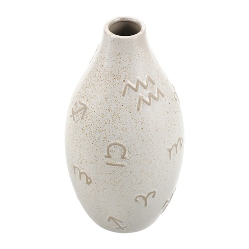 Vaso ceramica bianca - vaso, in
