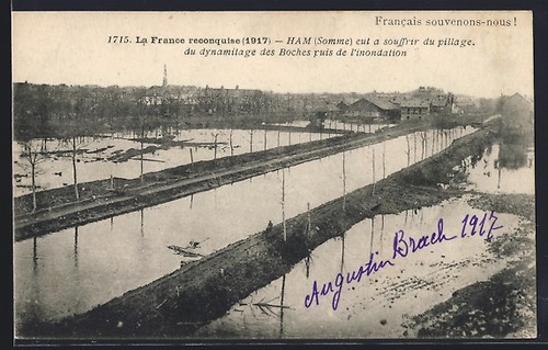 Cpa ham somme eut souffrir - ham, /somme,
