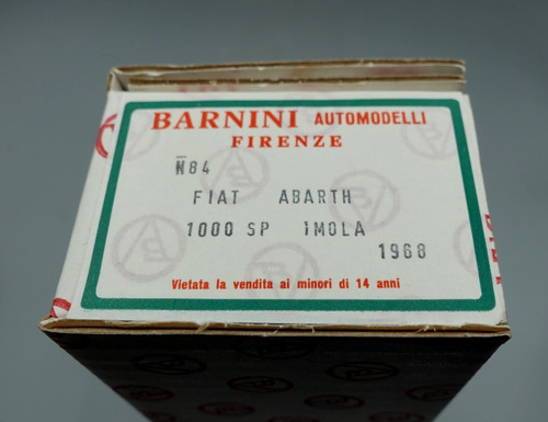 Modello scala fiat abarth - 1/43,