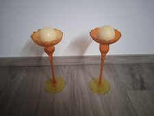 Coppia di portacandele  in