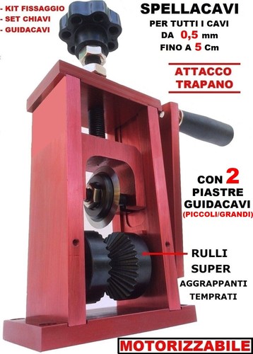 Macchina spelafili spellacavi - macchina,