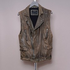 ALL SAINTS giacca pelle GRANDE