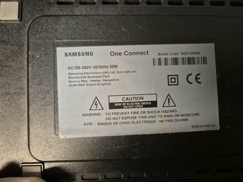 Samsung one connect - samsung,