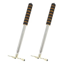  2pcs Retractable Billiard Cue Bridge - Stainless Steel Snooker Pool Stick