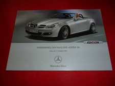 MERCEDES R171 Classe SLK "Edizione 10" Modello Speciale Brochure Brochure del 2006