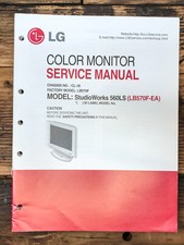 LG StudioWorks 560LS Monitor  Service Manual *Original*