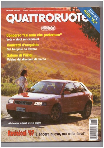 Quattroruote 1996 audi - n.10/1996,