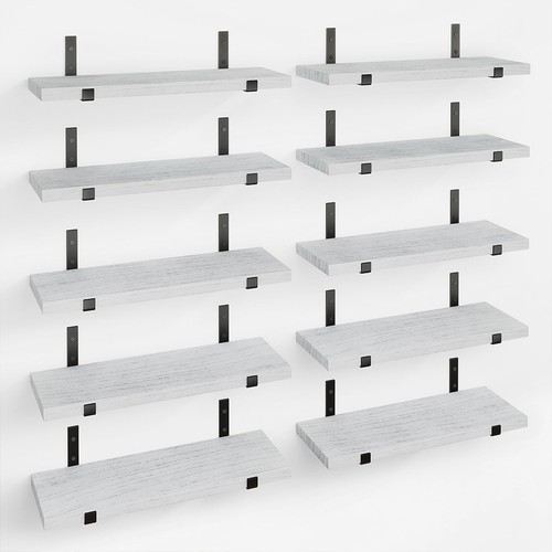 Set mensole legno grigio - in,