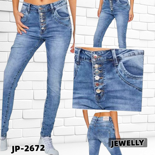 Jeans donna jewelly pantaloni - jeans,