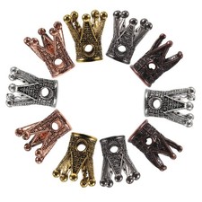  10pcs lega retro corona braccialetto charms connettore charms gioielli che