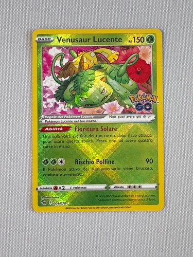Venusaur lucente pgo - pgo, 004/078