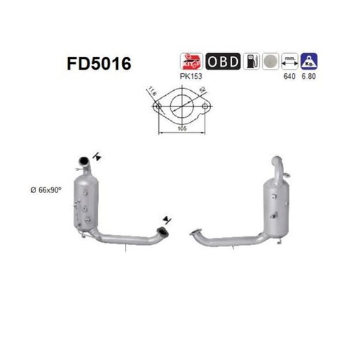 Fd5016 filtro - as,